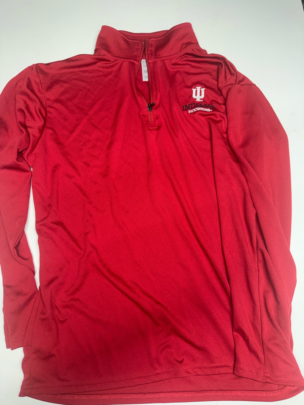 IU Indiana Hoosiers  Quarter-Zip Pullover large